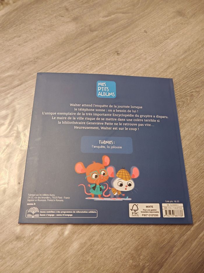 Livre Walter l enquête à la bibliothèque neuf - photo numéro 3