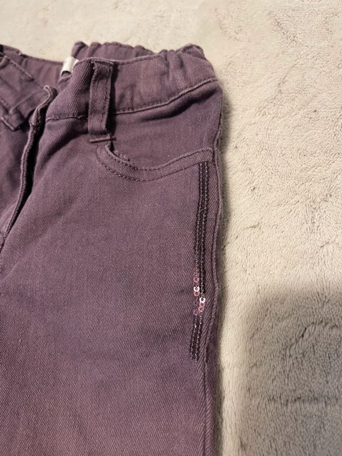 Pantalon violet - 3 pommes - 6 ans / 116 cm - photo numéro 2