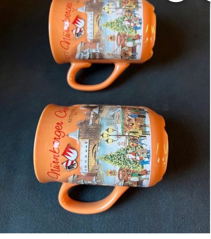 Superbe lot de deux mugs Mohaba GmbH + Co KG Nurnberger 2012 - photo numéro 2