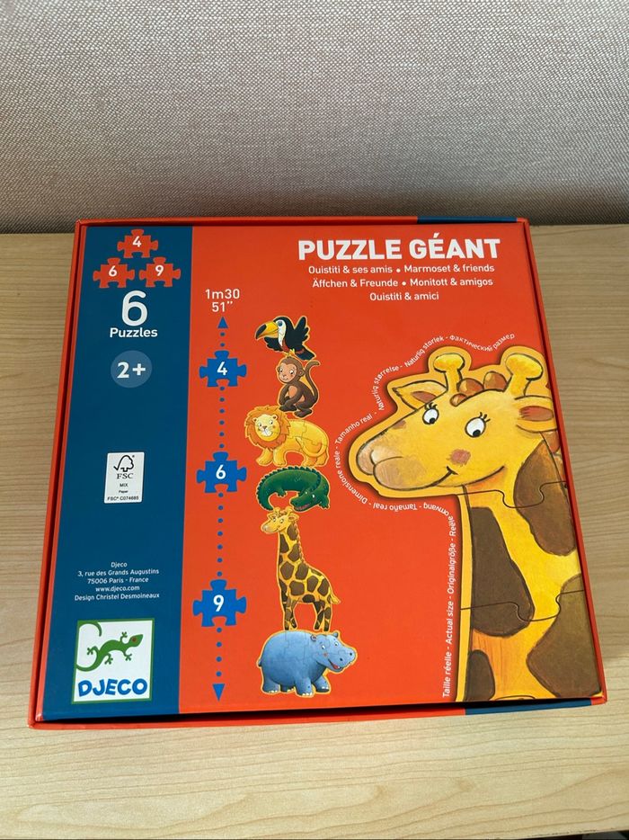 Puzzle Géant Ouistiti & ses amis Djeco - photo numéro 4