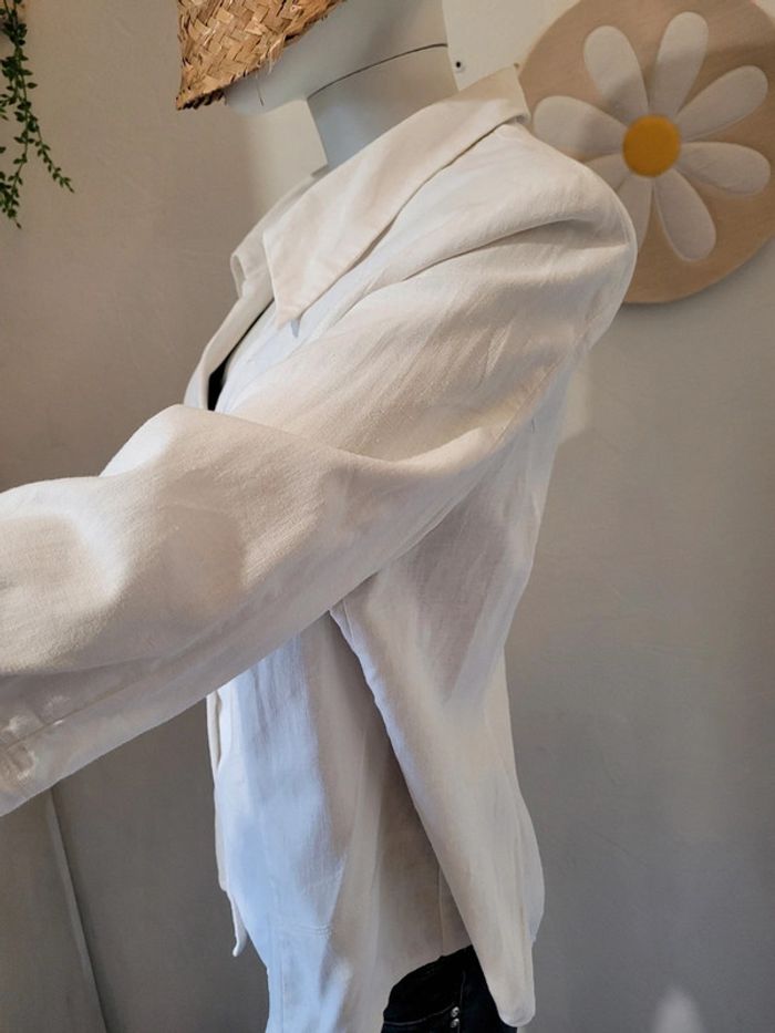 Veste chemise avec lin - photo numéro 6