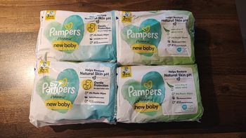 Lot 12 paquets lingettes Harmonie new baby
