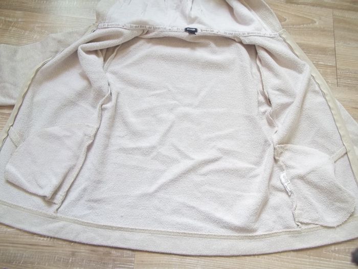 Gilet-sweat crème doré Kiabi 10 ans - photo numéro 4