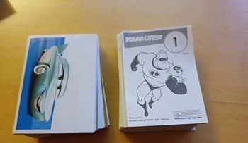 Lot de 10 images Panini - Pixar Fest