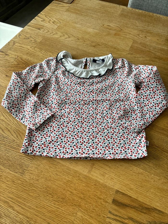 Tshirt manches longues fille 3 ans