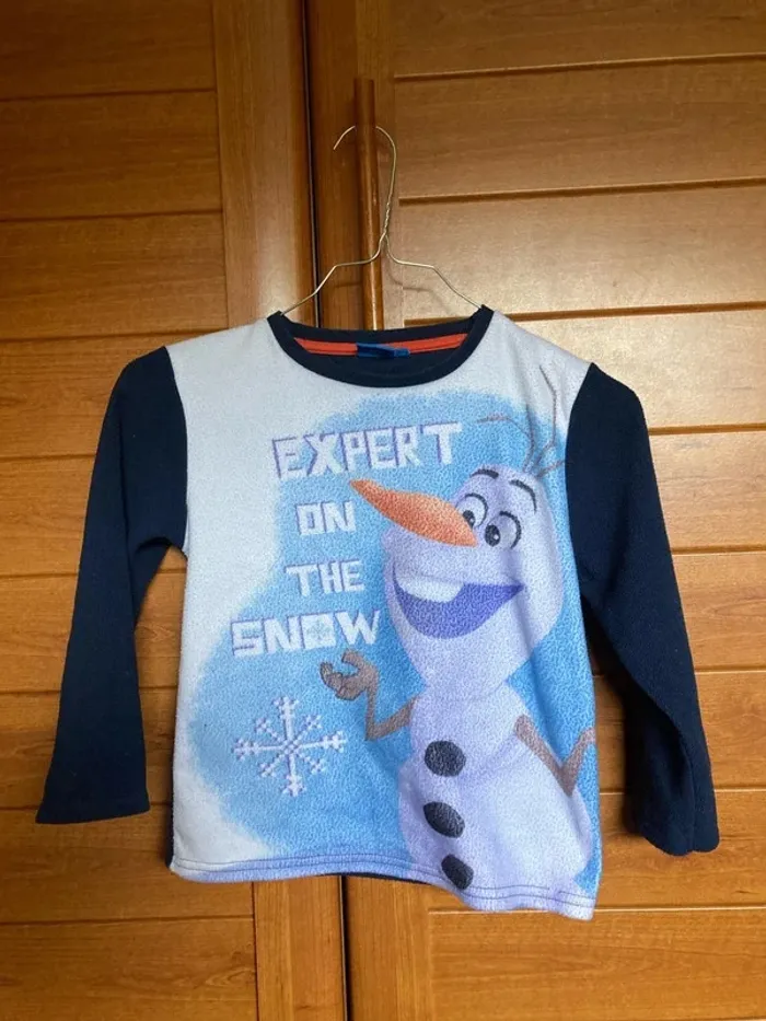 Haut de pyjama 6 ans disney olaf reine des neiges