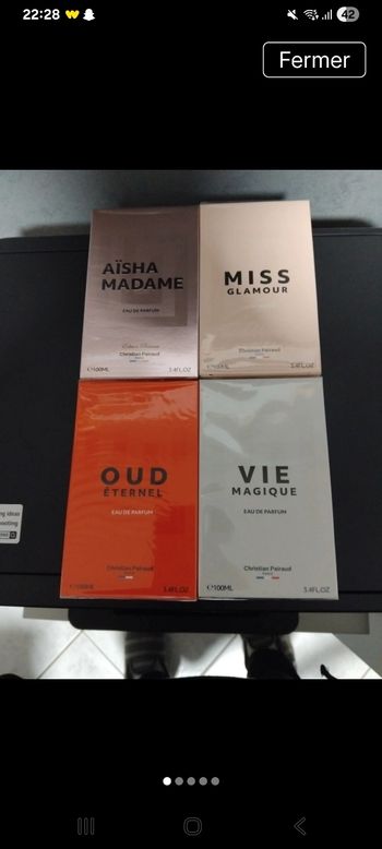  Lots Parfum femme 