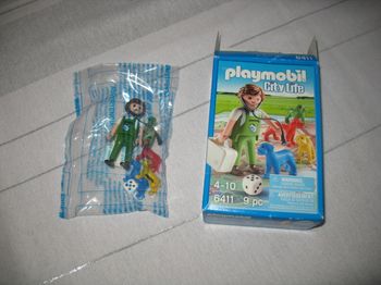 CITY LIFE : JEU VÉTÉRINAIRE "PLAYMOBIL" - Réf.6411 - NEUF - n°111