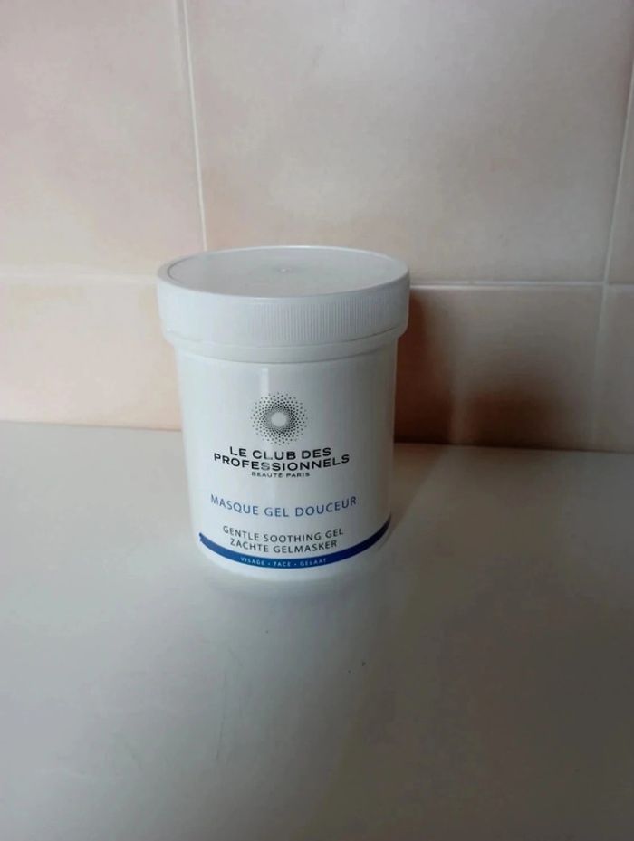 Masque gel douceur le club des professionnels