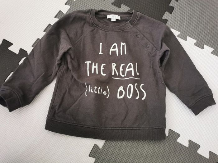 Sweat gris anthracite enfants