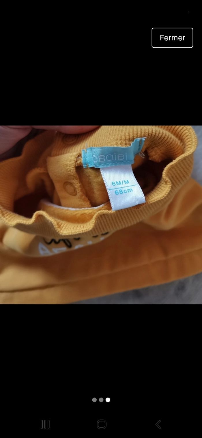 Sweat obaibi 6 mois. - photo numéro 3
