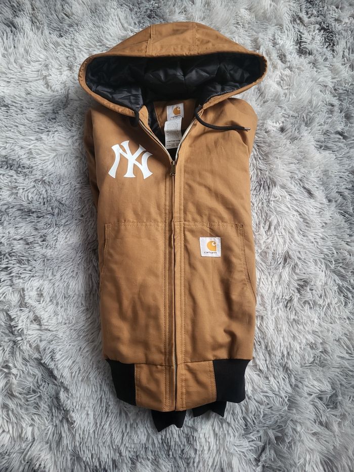 Veste Carhartt Active Jacket Rework - NY Yankees Edition - Taille L - Pièce Neuve - Made in USA ! - photo numéro 4