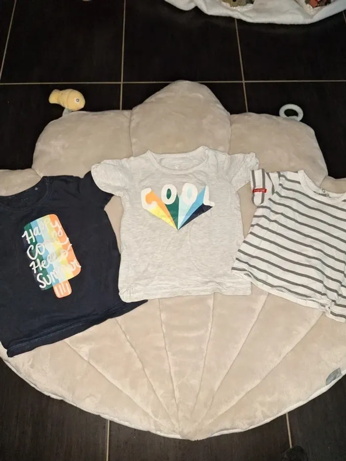 Lot de 3 t-shirt manche courte
