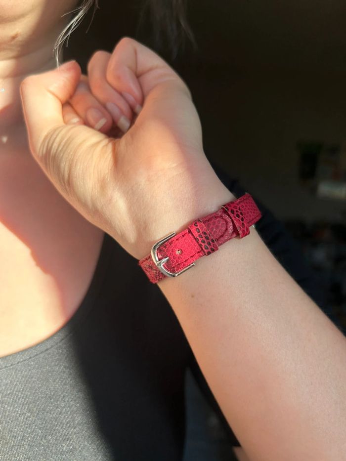 Montre rose - photo numéro 3