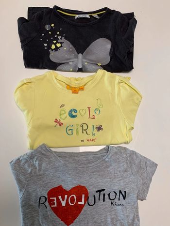 Lot tee shirt manches longues