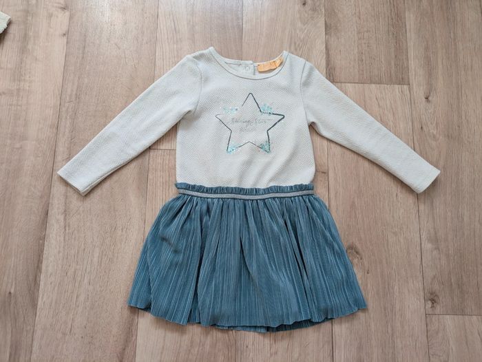 Robe chic crème et bleu Orchestra Premium 3 ans - photo numéro 2