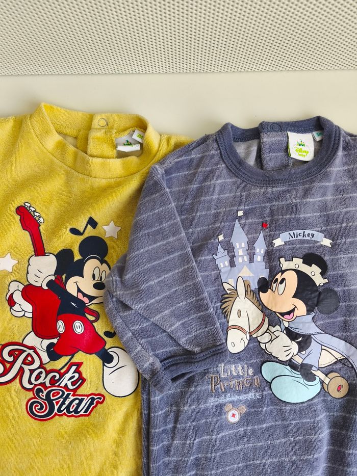 Lot de 2 pyjamas Mickey 3 mois - photo numéro 2