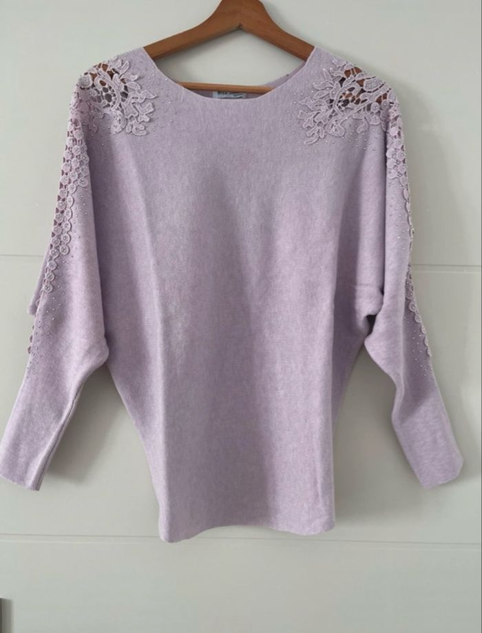 Pull manches chauve-souris  taille unique Miss Sara - photo numéro 3