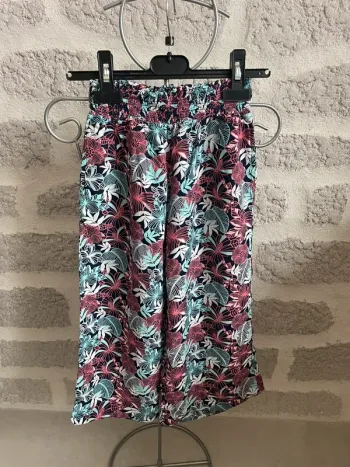 Pantalon large fluide fille printemps été la halle 5 ans
