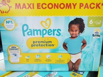 Couches Pampers Prenium protection taille 6, 70 Couches.