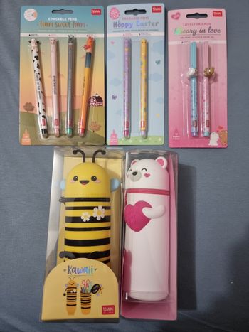 Pack trousses et stylos Legami