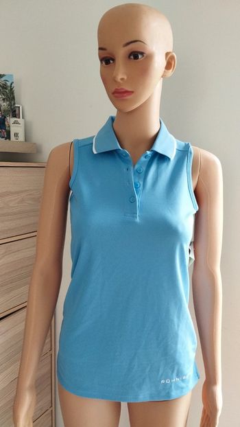 Polo bleu femme taille xxs