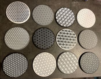 Lot 12 dessous de verre