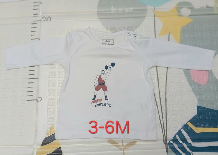 Lot de 7 T-shirts bébé 3-6-9-12M - photo numéro 5