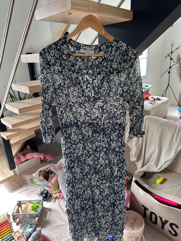 Robe longue à fleurs