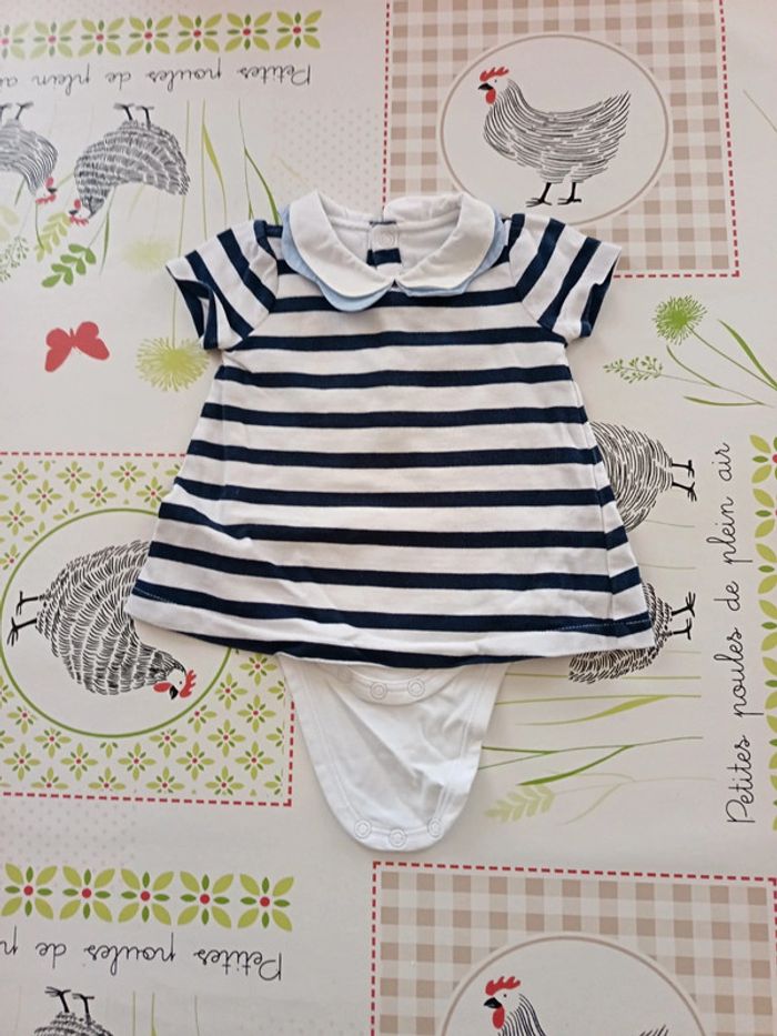 Ensemble Robe+body Jacadi - photo numéro 2