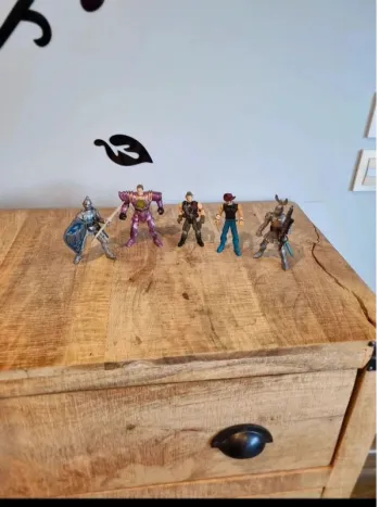 Lot de 5 figurines chap mei articulées