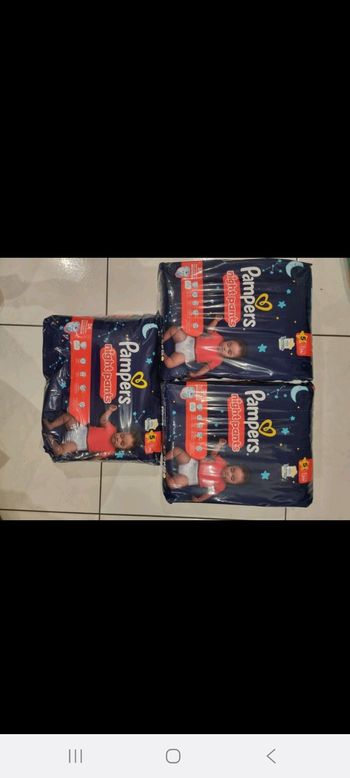105 pants Pampers pants night taille 5