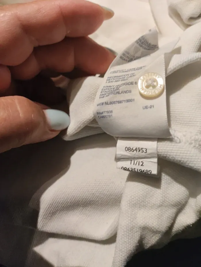 Polo blanc tommy hilfiger - photo numéro 11