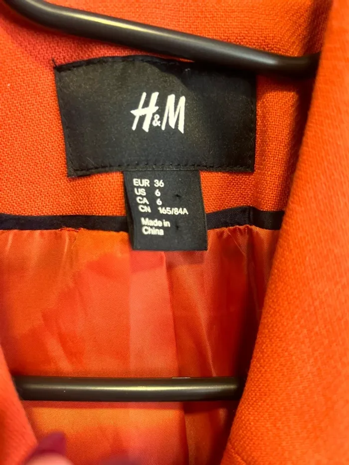 Blazer femme orange - photo numéro 4