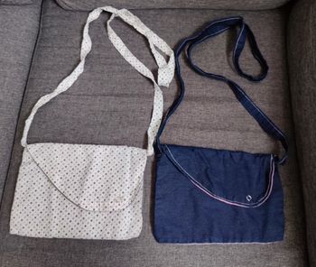 Lot de 2 petits sacs bandoulière