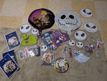 Lot anniversaire jack le squelette 