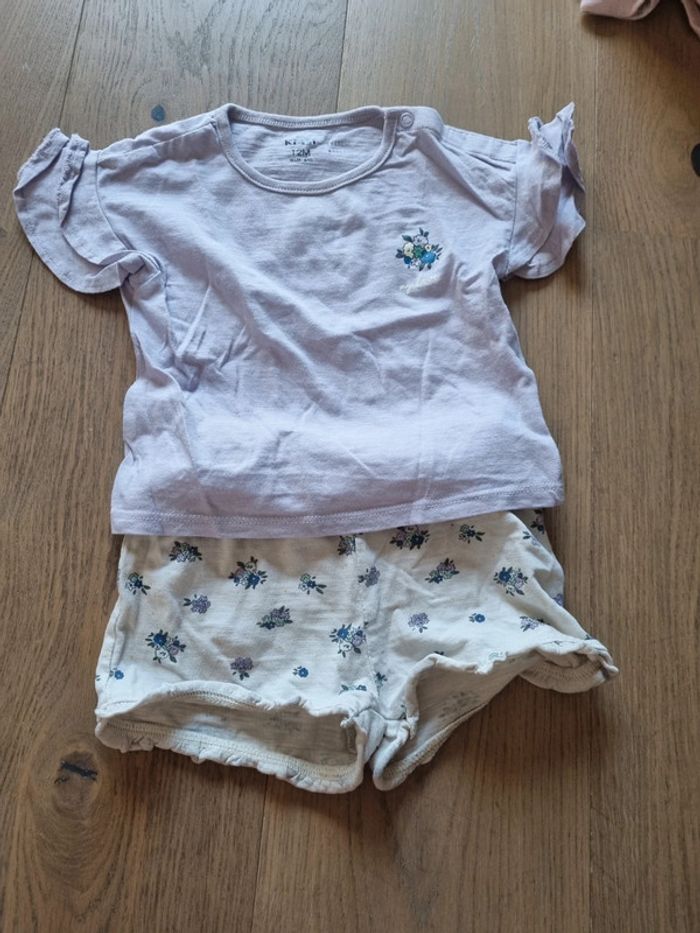 Ensemble short tee shirt