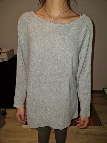 Haut long gris