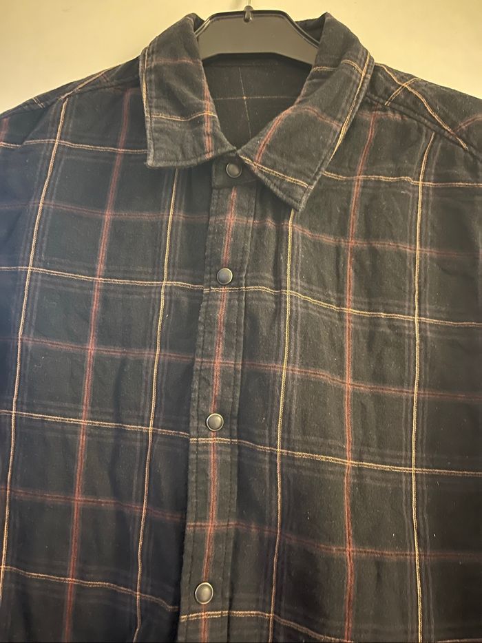 Chemise Salsa noir à fins carreaux - photo numéro 2