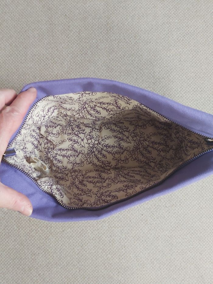 Trousse de toilette mauve neuve - Manahé - photo numéro 7