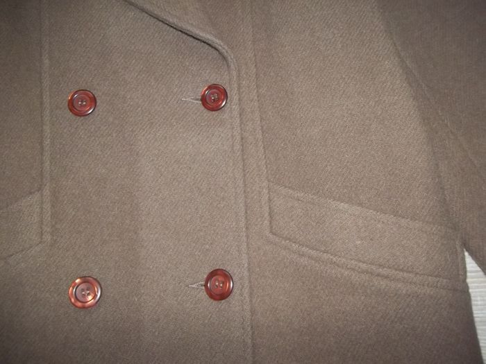 Manteau laine marron glacé (MT1) - photo numéro 2