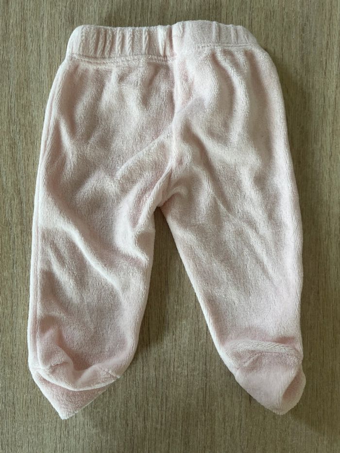 Bas de pyjama en velours - 1 mois - photo numéro 2