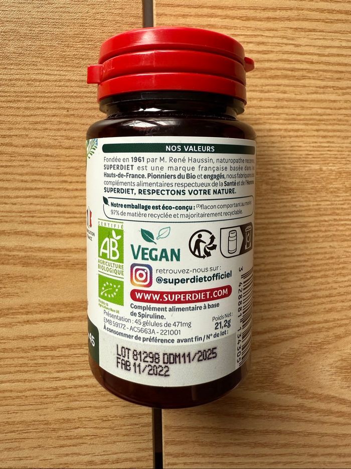 Spiruline bio - photo numéro 3