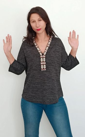 Haut ethnique chic xl