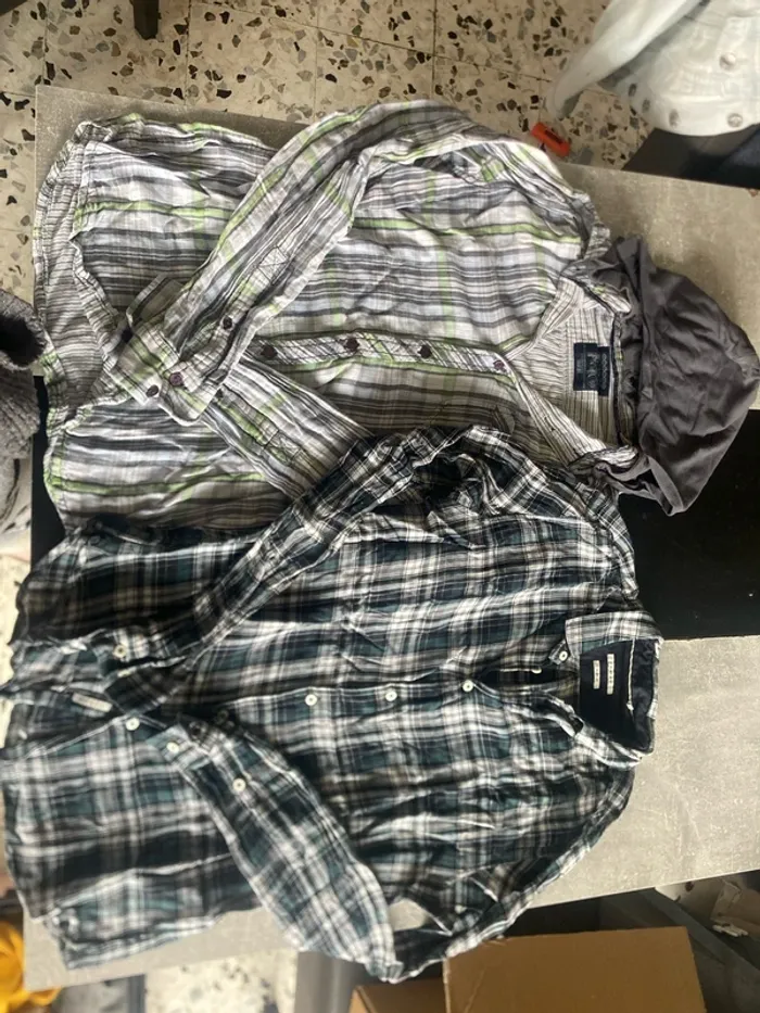 Lot de chemise homme ado S