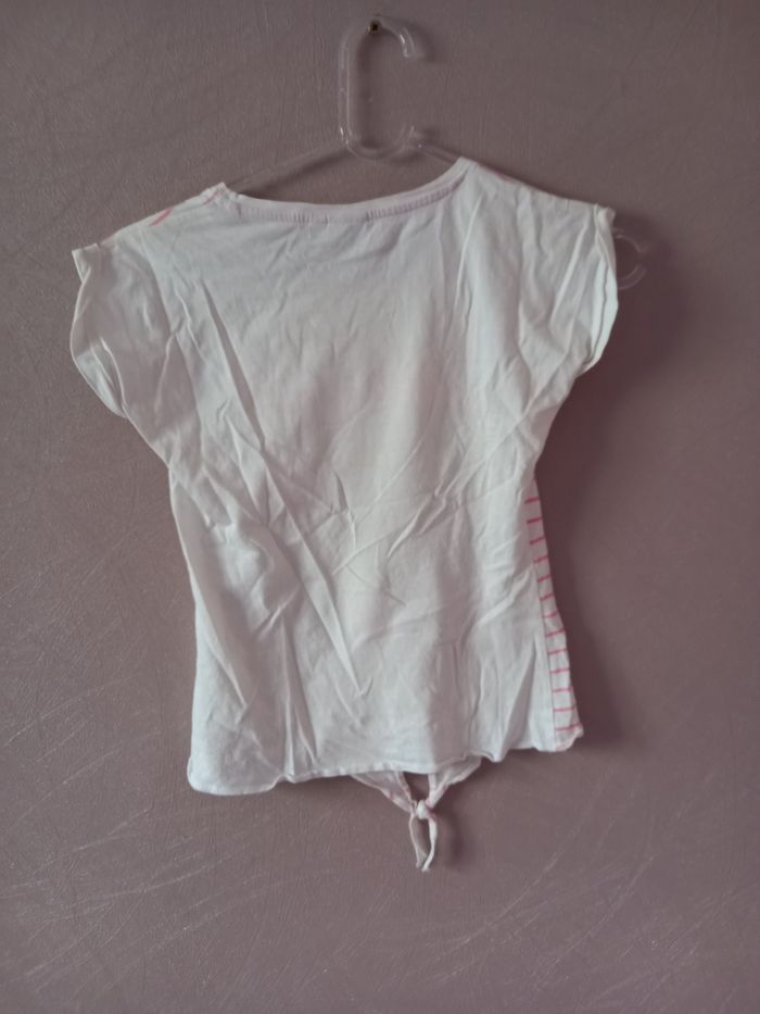 T-shirt rose et blanc emoji - photo numéro 2