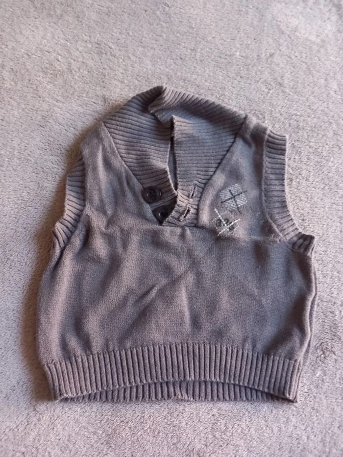 Pull sans Manches Taille 3 Mois