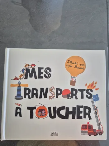 Livre Sensorielle Mes Transports à Toucher