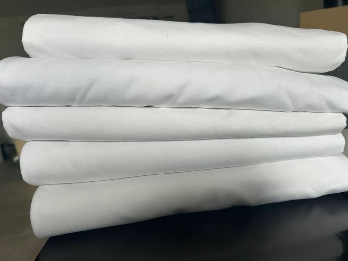 Draps blanc + taies d’oreiller - photo numéro 3