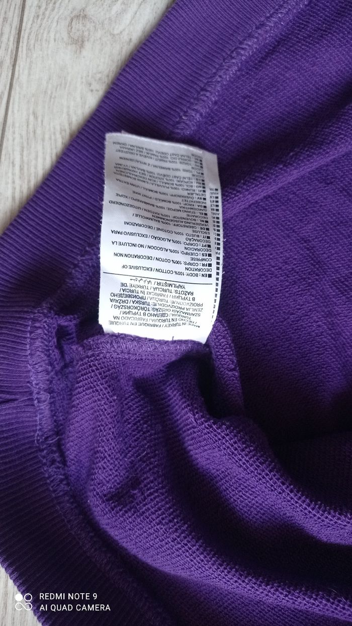 Sweat Converse violet taille S, très bon état - photo numéro 5